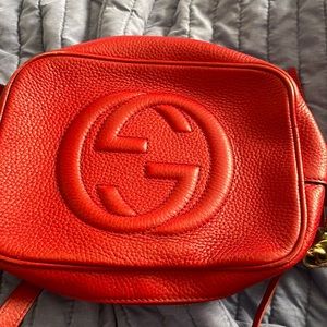 Authentic Red Gucci Bag
